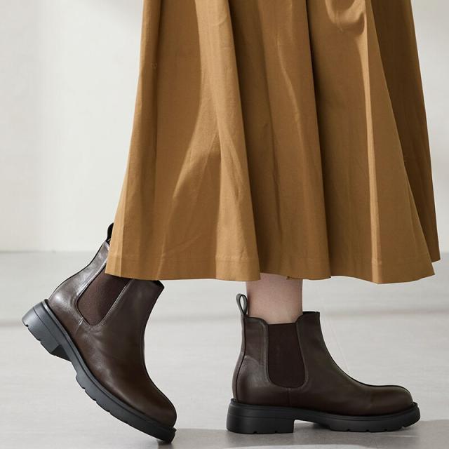 オリエンタルトラフィック（ORiental TRaffic）/【25秋冬新作】ラウンドトゥサイドゴアブーツ/51414