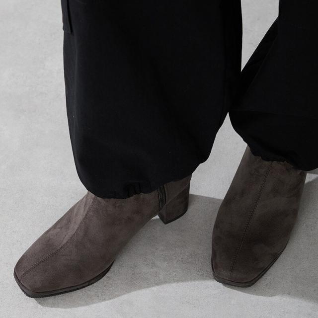 オリエンタルトラフィック（ORiental TRaffic）/柔らかく歩きやすい 美脚【25秋冬新作】スエードストレッチヒールブーツ/51420 オリエンタルトラフィック（ORiental TRaffic）/柔らかく歩きやすい