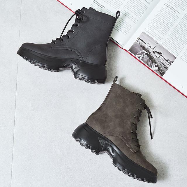 オリエンタルトラフィック（ORiental TRaffic）/【25秋冬新作】ボリュームソール レースアップブーツ /52413