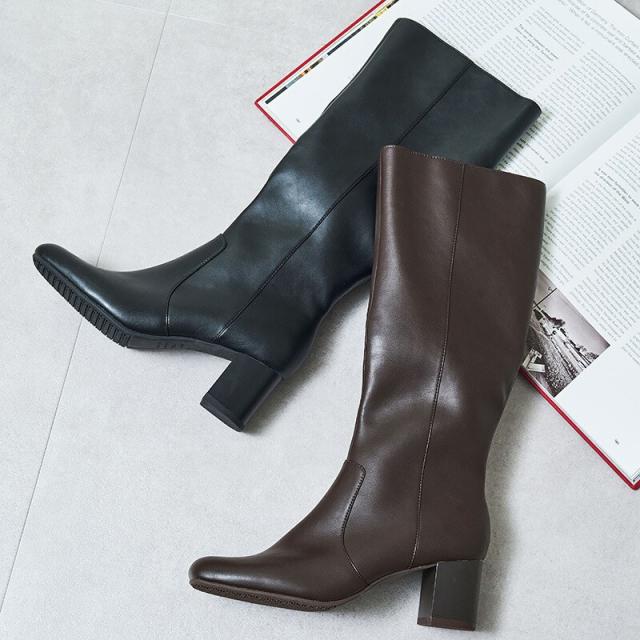 オリエンタルトラフィック（ORiental TRaffic）/【25秋冬新作】スクエアトゥチャンキーヒールロングブーツ/51501