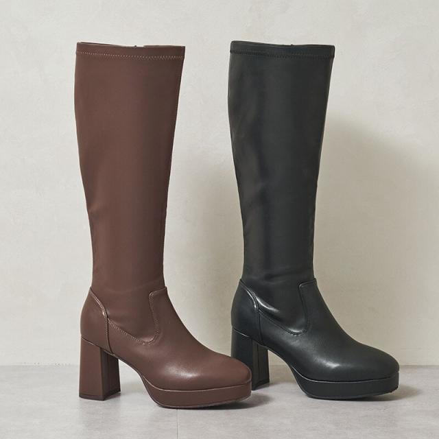 オリエンタルトラフィック（ORiental TRaffic）/【25秋冬新作】プラットフォームストレッチブーツ/51503