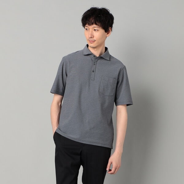 コムサ・メン（COMME CA MEN）/ALBINIカノコ カッタウェイポロシャツ