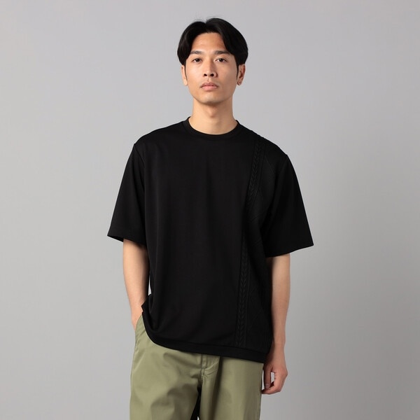 コムサ・メン（COMME CA MEN）/ケーブルコンビ Tシャツ