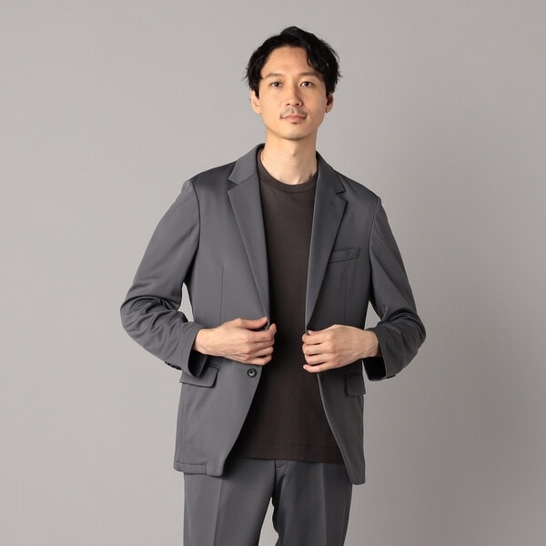 コムサ・メン（COMME CA MEN）/【セットアップ対応】マイクロメッシュエアージャージー テーラードジャケット_1