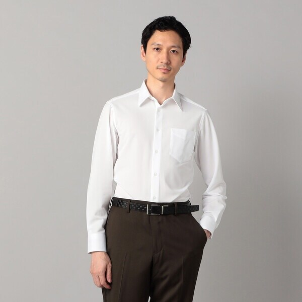 コムサ・メン（COMME CA MEN）/【吸水速乾】福井産 2WAYホワイトドビー シャツ_7
