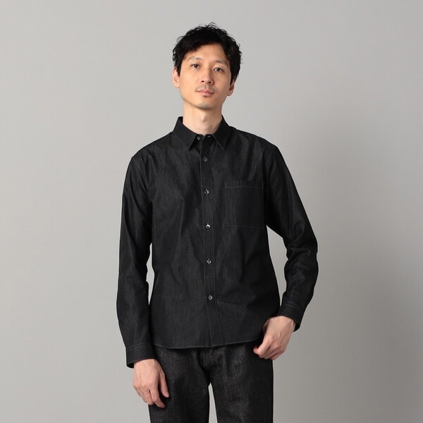 コムサ・メン（COMME CA MEN）/岡山産 反応染色コンパクトヤーン デニムシャツ_1