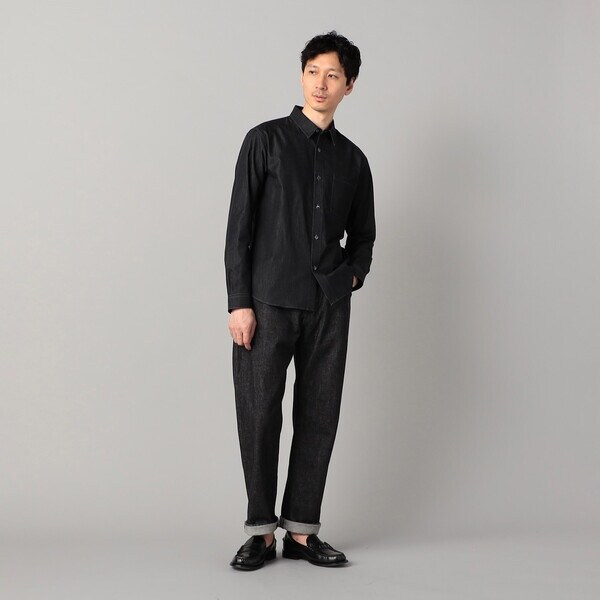コムサ・メン（COMME CA MEN）/岡山産 反応染色コンパクトヤーン デニムシャツ_3