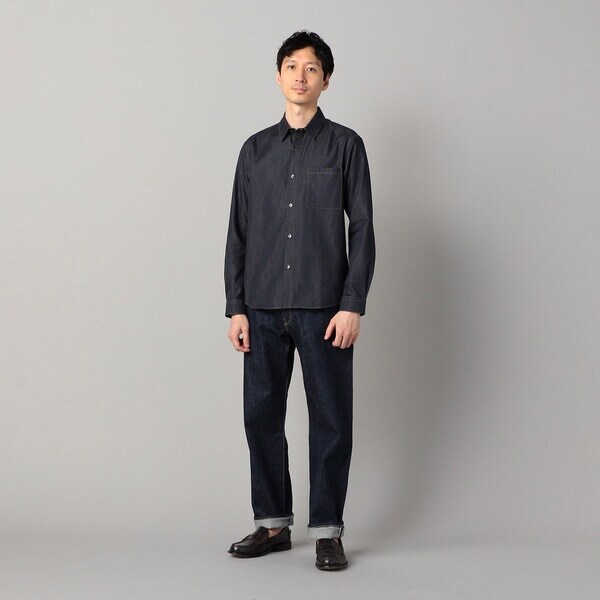 コムサ・メン（COMME CA MEN）/岡山産 反応染色コンパクトヤーン デニムシャツ_9