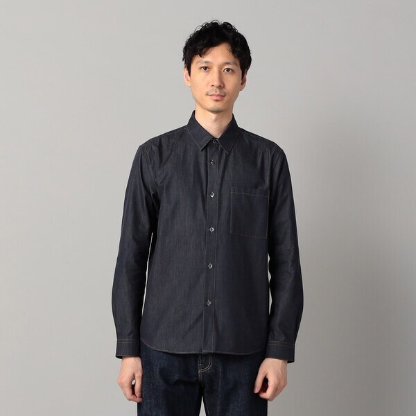 コムサ・メン（COMME CA MEN）/岡山産 反応染色コンパクトヤーン デニムシャツ_13