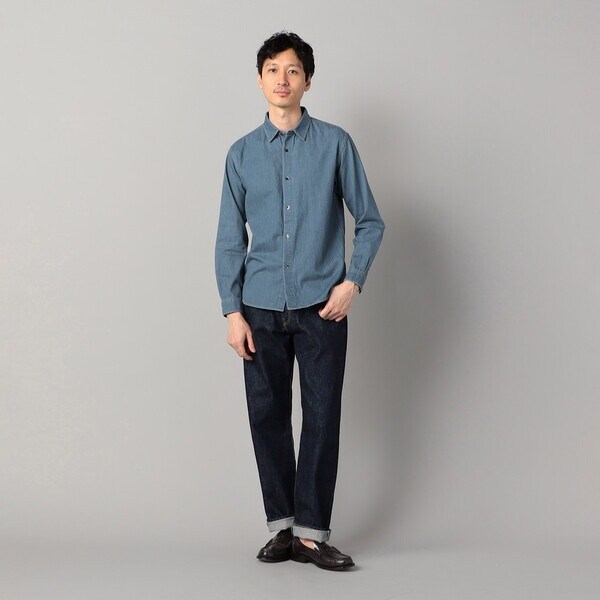 コムサ・メン（COMME CA MEN）/加工デニム シャツ_1