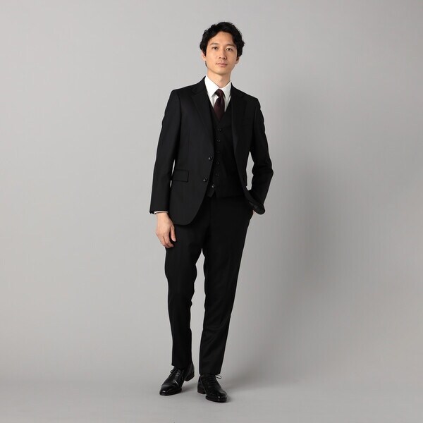 コムサ・メン（COMME CA MEN）/【スリーピース対応】Super120’s ウールギャバ スーツ_4