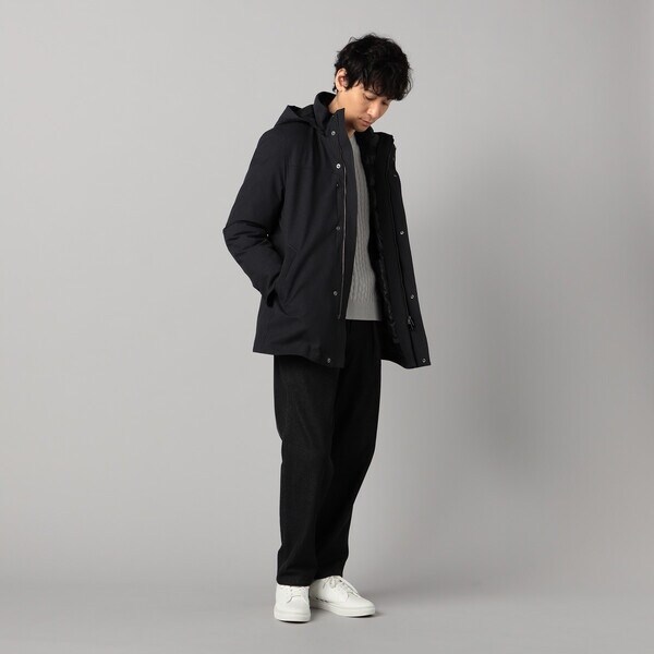 コムサ・メン（COMME CA MEN）/【撥水・防風・透湿】【3WAY】ラミネート加工バーズアイ コート_4