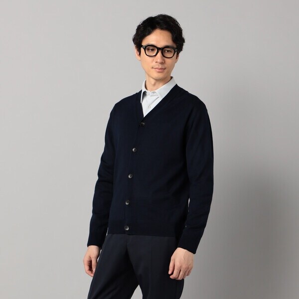 コムサ・メン（COMME CA MEN）/「FILIVIVI」天竺カーディガン