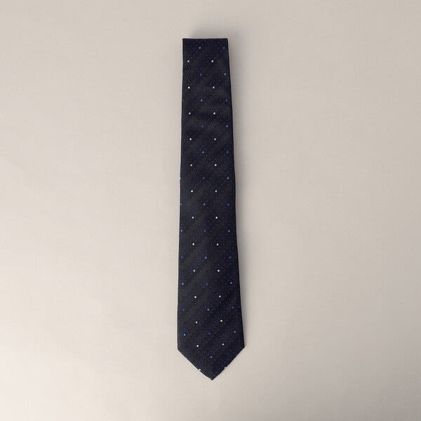 コムサ・メン（COMME CA MEN）/ドット×ストライプ レギュラータイ