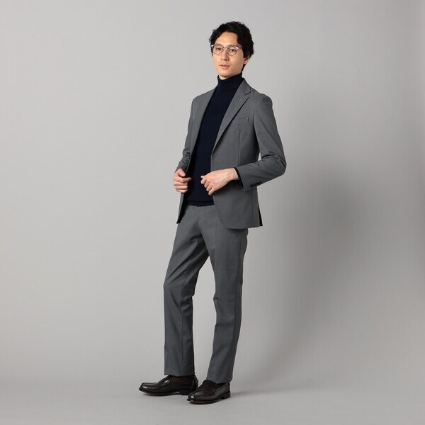 コムサ・メン（COMME CA MEN）/【セットアップ対応】ポリエステルドビーストレッチ テーパードパンツ コムサ・メン（COMME CA MEN）/【セットアップ対応】ポリエステル