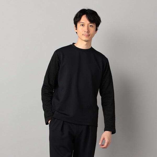 コムサ・メン（COMME CA MEN）/【保温・透湿・吸水速乾】ダウンファブリック クルーネックプルオーバー_1