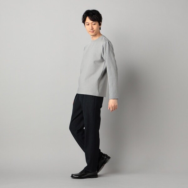 コムサ・メン（COMME CA MEN）/【保温・透湿・吸水速乾】ダウンファブリック クルーネックプルオーバー_4