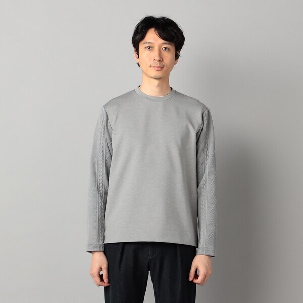 コムサ・メン（COMME CA MEN）/【保温・透湿・吸水速乾】ダウンファブリック クルーネックプルオーバー_11