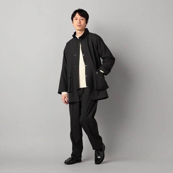 コムサ・メン（COMME CA MEN）/【セットアップ対応】ソフトサーモ(R)グレンチェック スタンドカラーコート_2