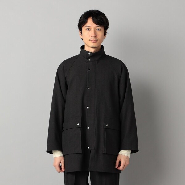 コムサ・メン（COMME CA MEN）/【セットアップ対応】ソフトサーモ(R)グレンチェック スタンドカラーコート_6