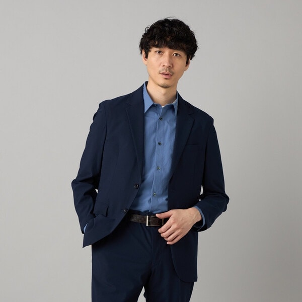 コムサ・メン（COMME CA MEN）/【セットアップ対応】福井産 ナイロントリコットジャージー ジャケット_1