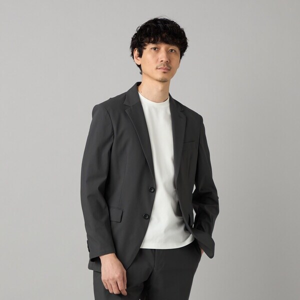 コムサ・メン（COMME CA MEN）/【セットアップ対応】福井産 ナイロントリコットジャージー ジャケット_5