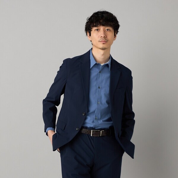 コムサ・メン（COMME CA MEN）/【セットアップ対応】福井産 ナイロントリコットジャージー ジャケット_10