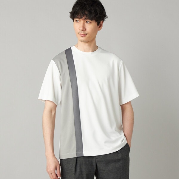 コムサ・メン（COMME CA MEN）/カラーブロック 半袖Tシャツ
