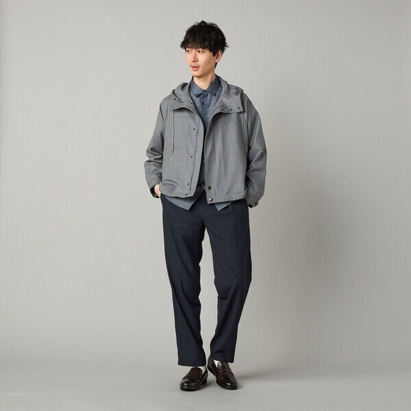 コムサ・メン（COMME CA MEN）/尾州産 ウォッシャブルトロ マウンテンパーカ_2