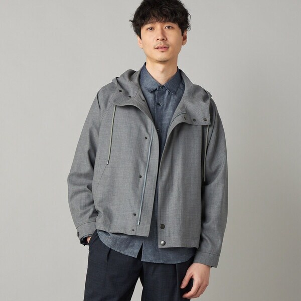 コムサ・メン（COMME CA MEN）/尾州産 ウォッシャブルトロ マウンテンパーカ_8