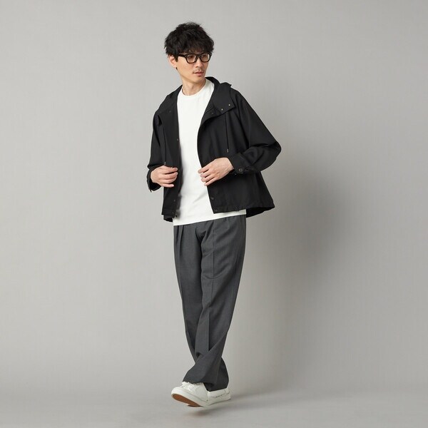コムサ・メン（COMME CA MEN）/尾州産 ウォッシャブルトロ マウンテンパーカ_10
