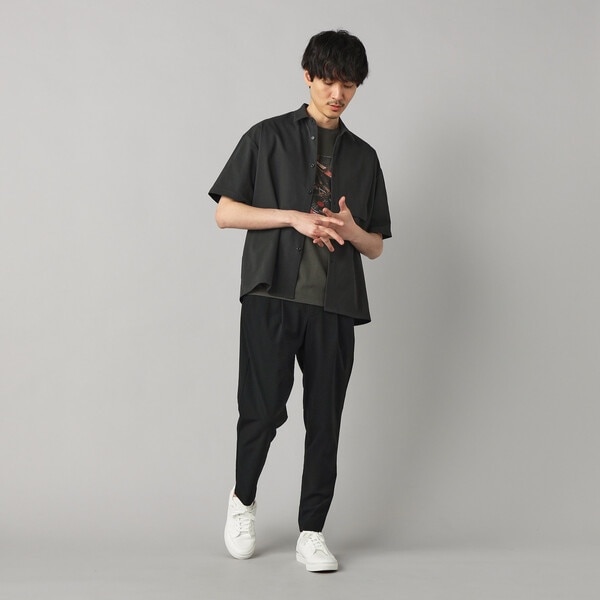 コムサ・メン（COMME CA MEN）/【撥水】ドビーワッフル タックパンツ_3