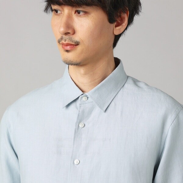 コムサ・メン（COMME CA MEN）/〔LIBECO 〕リネンブロード 半袖レギュラーカラーシャツ_11