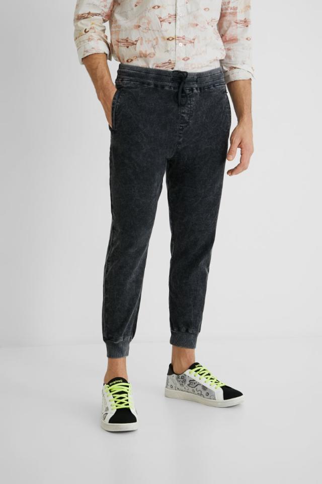 【NEW】デシグアル/デニム素材のメンズジョガーパンツの通販は