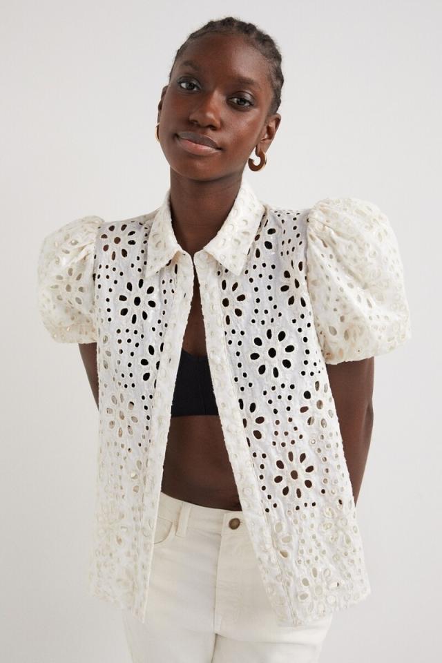 【NEW】デシグアル/スイス刺繍 シャツの通販は 7,949円