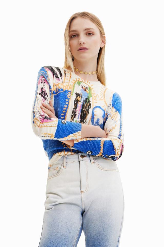デシグアル（Desigual）/ハンドメイド風イラスト セーターの通販は 7,450円