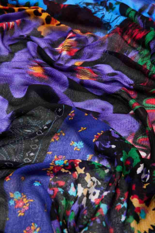 デシグアル（Desigual）/パッチワーク 長方形ストールの通販はau PAY