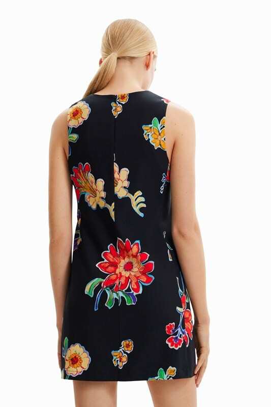 デシグアル（Desigual）/花柄 スリム ショートワンピースの通販