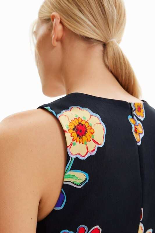 デシグアル（Desigual）/花柄 スリム ショートワンピースの通販
