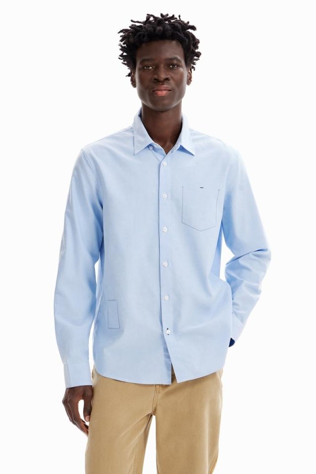 デシグアル（Desigual）/ステッチ プレーンカラーシャツの通販は 6,482円