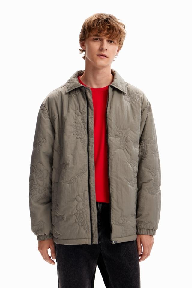 デシグアル（Desigual）/刺繍 パデッドジャケット