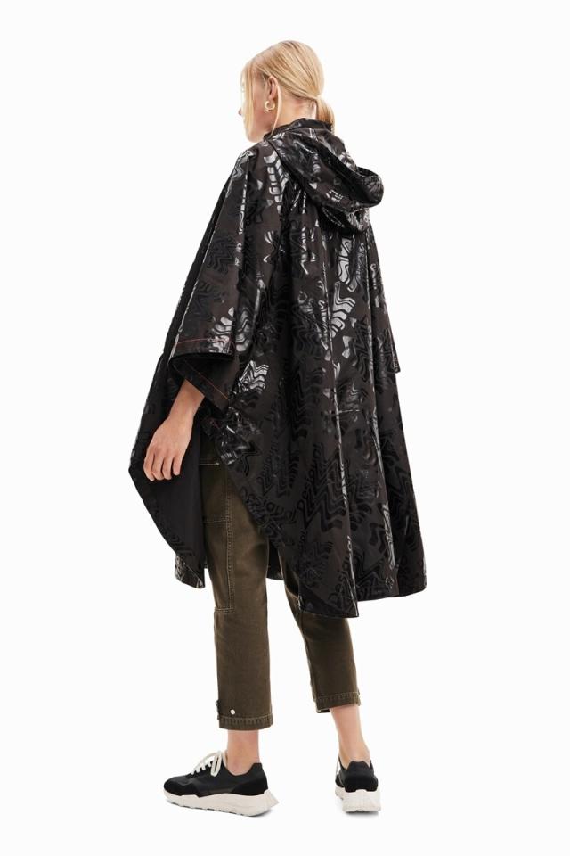 デシグアル（Desigual）/ロゴ フードレインコートの通販はau PAY