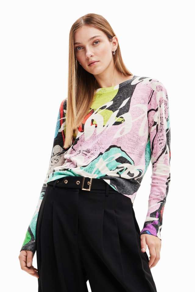 デシグアル（Desigual）/M． Christian Lacroix マルチカラーセーター