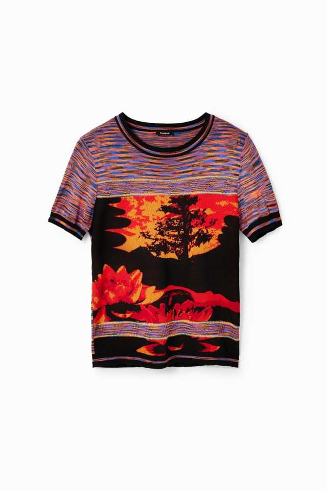 デシグアル（Desigual）/風景モチーフ ニットTシャツの通販はau PAY