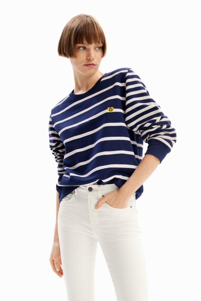 デシグアル（Desigual）/イマゴタイプ ストライプ スウェットシャツ