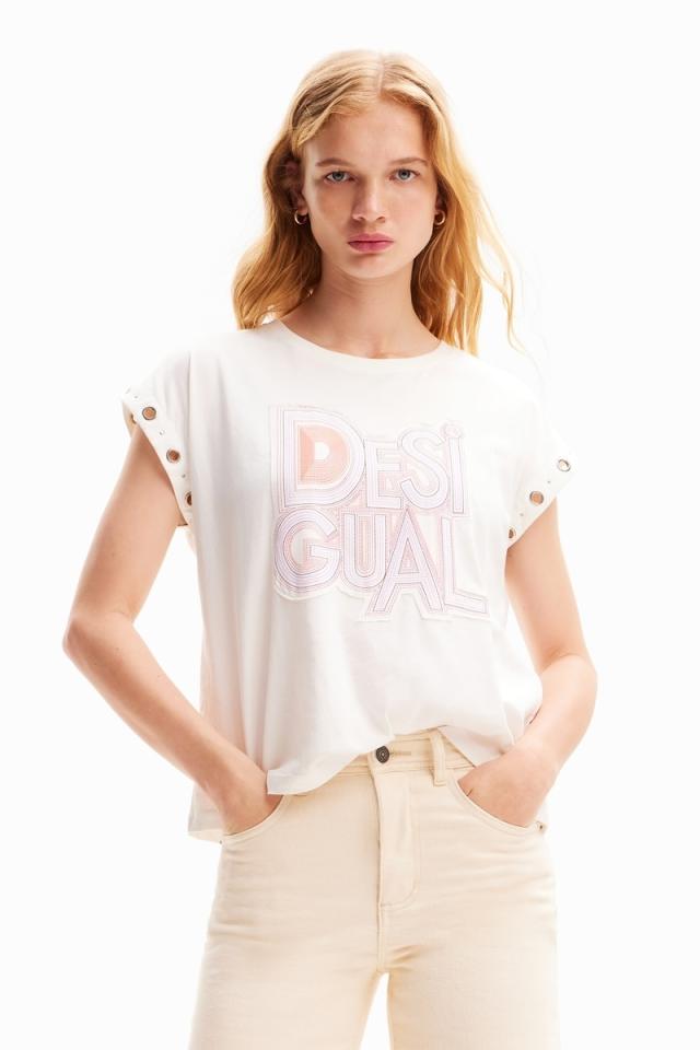 デシグアル（Desigual）/ロゴパッチ Tシャツ
