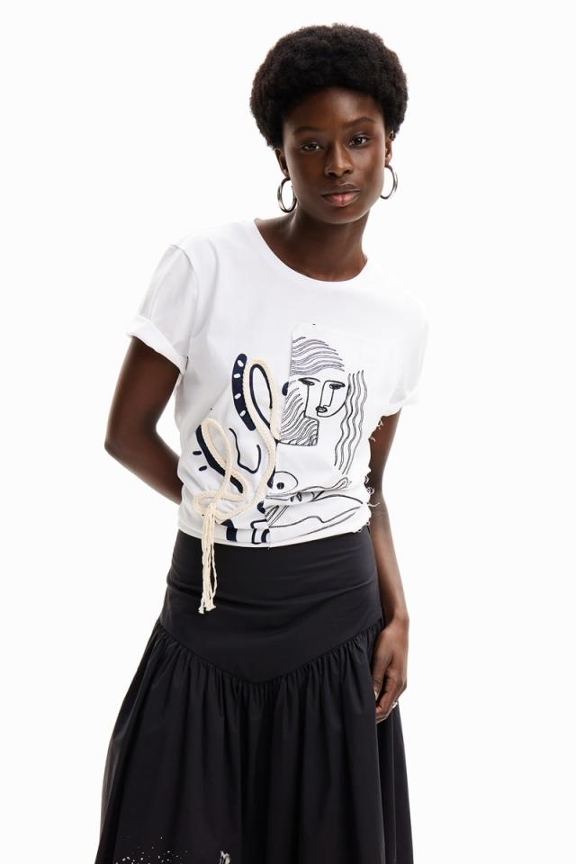 デシグアル（Desigual）/イラスト アーティTシャツ