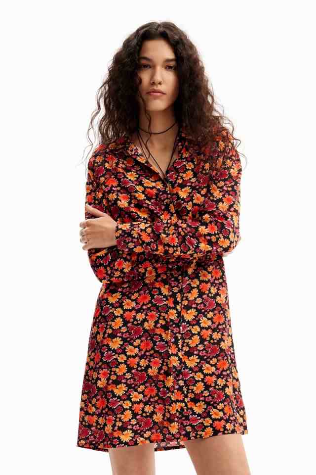 デシグアル（Desigual）/花柄 ショートシャツワンピースの通販は
