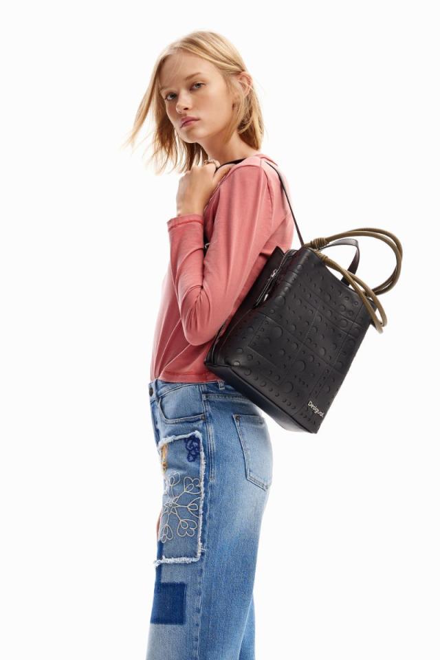 未使用　Desigual デシグアル　リュック 編み込みバックパックM（バックパック/リュック）｜Desigual