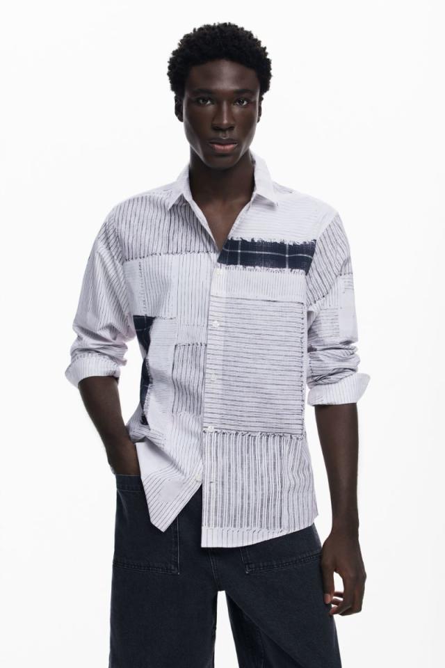 デシグアル（Desigual）/MASSACHUSSETS シャツロングスリーブ